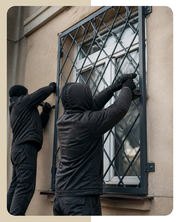 Установка антивандальных решеток на окна в Туймазы